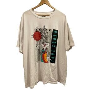 Y2K Space Jam Looney Tunes Shirt Mens 3XL Basketball‎ Bugs Bunny Graphic T-Shirt
